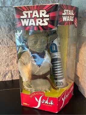 STAR WARS INTERACTIVE YODA  NEW SEALED ORIGINAL BOX TIGER ELECTRONICS 2000